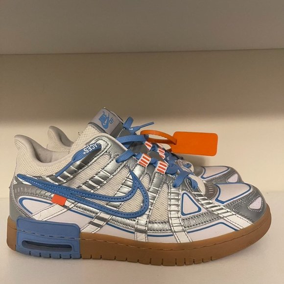 Nike Men's Blue and White Trainers size us 9